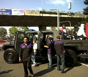 Komodo dan Anoa Mejeng di CFD Dago