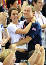 Kemesraan William & Kate di Olimpiade