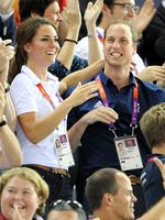 Kemesraan William & Kate di Olimpiade