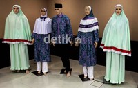 Menag Suryadharma menjelaskan, batik masih menjadi motif seragam pria. Sementara perempuan dibuat list merah putih pada jilbab yang dikenakan.