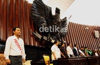 Presiden SBY akan memberikan pidato kenegaraan menyambut hari kemerdekaan pada Tanggal 16 Agustus 2012 nanti. Ramses/detikcom.