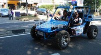 Mobil nasional seperti FIN Komodo, Eco Car kreasi mahasiswa Indonesia, bus Listrik Nasional, Panser PT Pindad, Buggy Car karya SMKN 8 Bandung turut andil di acara tersebut. Muhammad Ikhsan/detikOto.