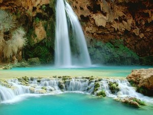 Havasu, Air Terjun Kerudung Pengantin di AS
