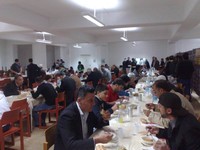 Suasana berbuka puasa di Masjid Sehitlik. Mereka tiap hari mengadakan Ifthar (Fitraya/detikTravel)