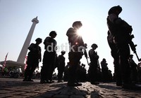 Sebanyak 2.500 polisi mengikuti apel Operasi Ketupat 2012.