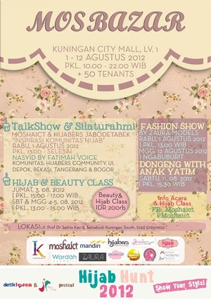 Tim Hijab Hunt 2012 Hadir di Mosbazar Mal Kuningan City