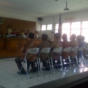 Tujuh Terdakwa Bansos Jalani Sidang Bersamaan
