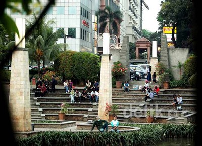 Ngabuburit di Taman Ayodya Mahakam