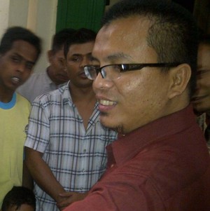 Wakil Menkum HAM Tengok Pengungsi Asal Etnis Rohingya di Medan
