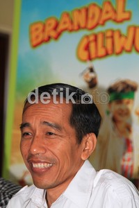 Bercerita tentang kebhinekaan. Berbeda, tapi tetap satu, ujar Jokowi saat ditemui di Epicentrum, Kuningan, Jakarta. Herianto Batubara/detikHOT.