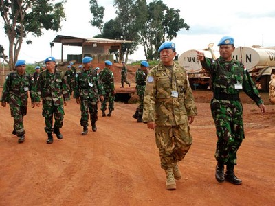 Tim Recce Satgas Helly TNI Sidak Konga XX-I/MONUSCO