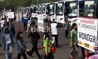 Mudik gratis dengan berbagai kota tujuan tersebut digelar oleh PT Sidomuncul.
