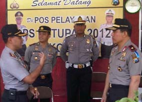 Wakapolda Sidak Jalur Pantura Tuban