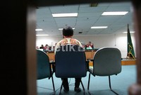 Soemarmo mendengarkan vonis yang dibacakan majelis hakim. (Ramses/detikcom).