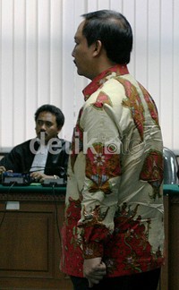 Dalam persidangan ini, hakim memutus Soemarmo bersalah karena menuruti permintaan anggota DPRD Semarang untuk memberikan uang. (Ramses/detikcom).