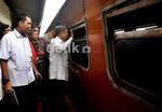 JK Tinjau Persiapan Mudik di Stasiun Senen