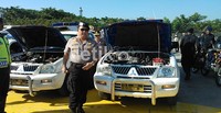 Kondisi mesin kendaraan patroli yang bagus akan mensukseskan pelaksanaan pengamanan hari raya Idul Fitri. Muhammad Nur Abdurrahman/detikcom.
