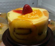Segarnya Mandarin Puding Cake untuk Berbuka Puasa