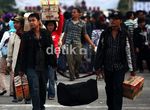 Ribuan Orang Mudik Gratis Bareng Partai Demokrat