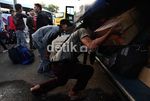 Ribuan Orang Mudik Gratis Bareng Partai Demokrat