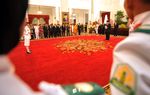 Presiden SBY Kukuhkan Paskibraka 2012