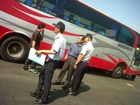 4 Bus tak Laik Jalan Berkeliaran di Terminal Cicaheum