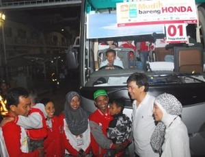 Honda dan Yamaha Lepas Pemudik