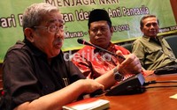 Benjamin Mangkudilaga mantan Komnas HAM turut hadir dan mendukung gerakan tersebut.