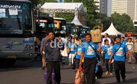 Sebanyak 5.000 mengikuti mudik gratis ini.