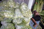 Penjual Ketupat Lebaran Memanen Rezeki