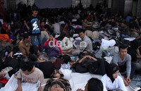 Jumlah penumpang yang diangkut sebanyak 2.687 orang.
