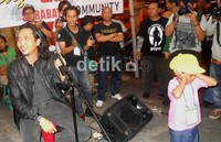 Piyu menggelar Mudik Gratis Bareng Piyu. (Kanti/detikHOT)