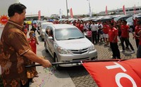 Sebanyak 100 pengguna setia Avanzanation mengikuti mudik bareng ini. (dok Toyota)