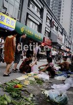 Pasar Tumpah Disudut Kota Beijing