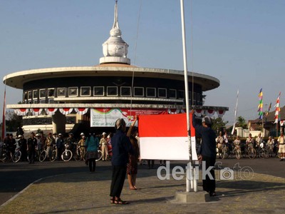 Upacara 17 Agustus Ala Onthelis Yogya