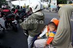 Bahaya, Banyak Anak Mudik Tanpa Helm