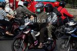 Bahaya, Banyak Anak Mudik Tanpa Helm