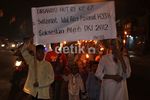 Ratusan Warga Palmeriam Takbir Keliling Dengan Pawai Obor