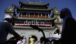 Umat Islam di China Salat Id