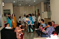 Sejumlah keluarga tahanan mendatangi gedung KPK, Jakarta. (Ramses/detikcom).