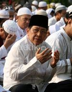 Tahanan KPK Salat Id di Cipinang