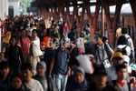 Arus Balik Mulai Terlihat di Stasiun Senen
