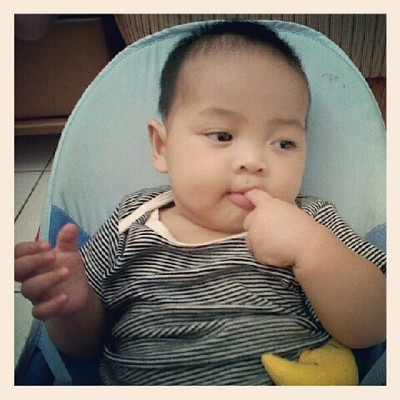 Muh. Keanu Rizandria Noor, 8 Bulan, Lelaki