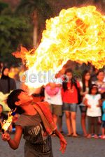 Monas Masih Dipadati Wisatawan