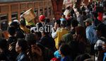 Arus Mudik di Stasiun Senen Masih Ramai