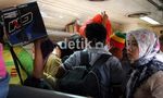 Arus Mudik di Stasiun Senen Masih Ramai