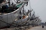 Aktivitas Pelabuhan Sunda Kelapa Masih Sepi