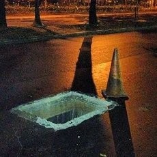 Penutup Gorong-gorong yang Hilang di Jl Sudirman Segera Diganti