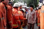 Foke Beri Motivasi ke Pemadam Kebakaran