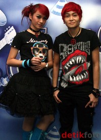 Saat The Virgin berambut merah. (dok. detikHOT)